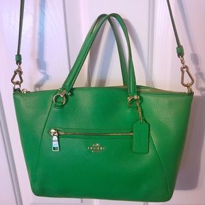 Green Coach Purse